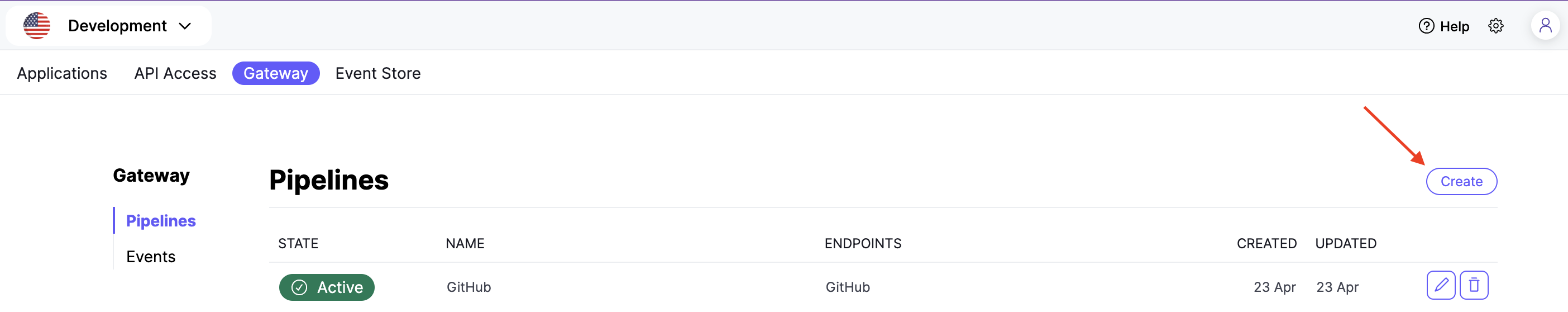 pipelines dashboard